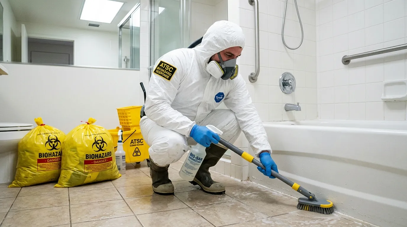 Decontamination equipment deployed for Blood Cleanup in Bristol